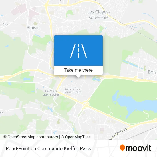 Rond-Point du Commando Kieffer map