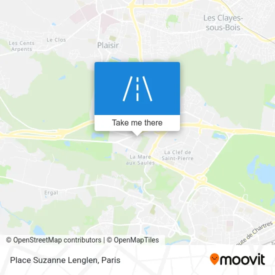 Place Suzanne Lenglen map