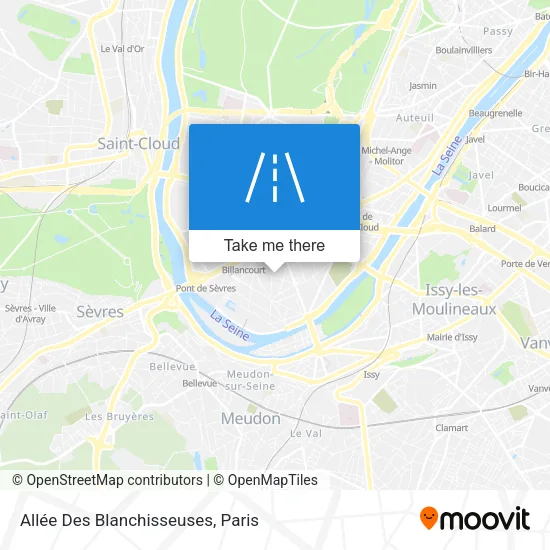 Allée Des Blanchisseuses map