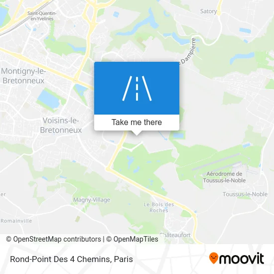 Rond-Point Des 4 Chemins map