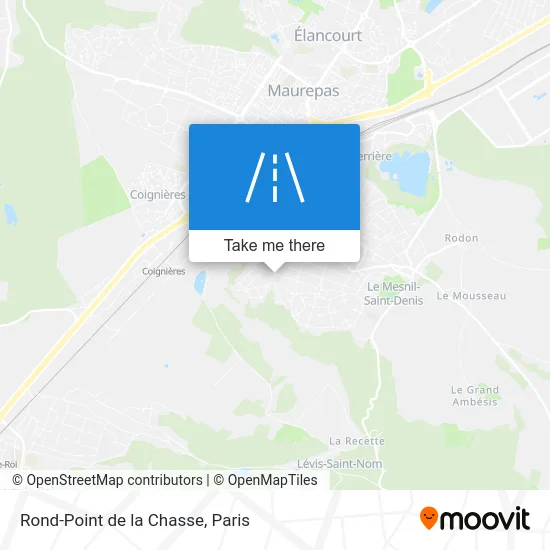 Rond-Point de la Chasse map