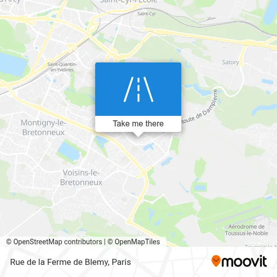 Rue de la Ferme de Blemy map