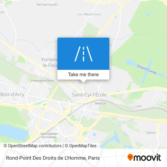 Rond-Point Des Droits de L'Homme map