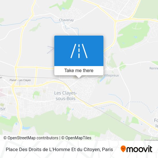 Place Des Droits de L'Homme Et du Citoyen map