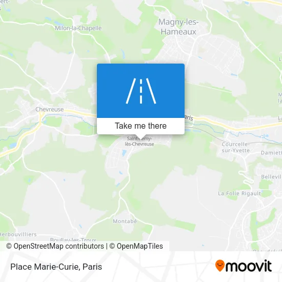 Place Marie-Curie map