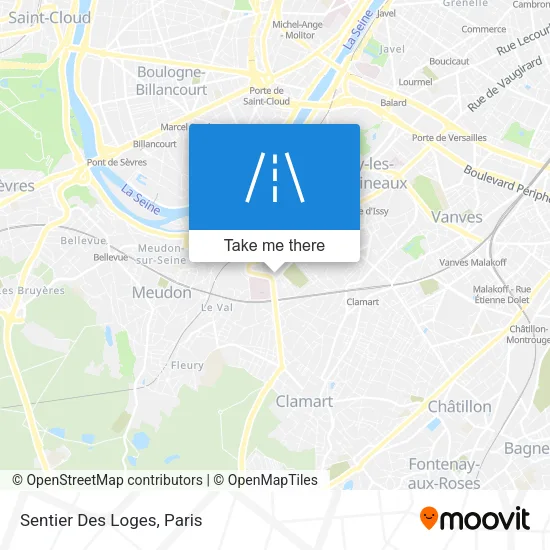 Sentier Des Loges map