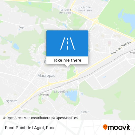 Mapa Rond-Point de L'Agiot