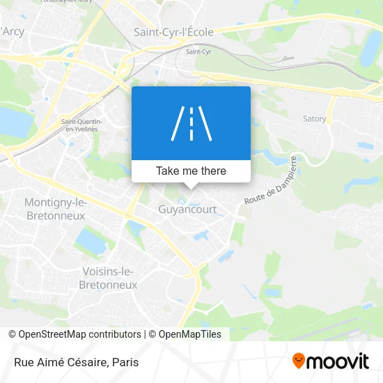 Rue Aimé Césaire map
