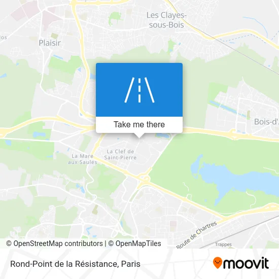 Rond-Point de la Résistance map