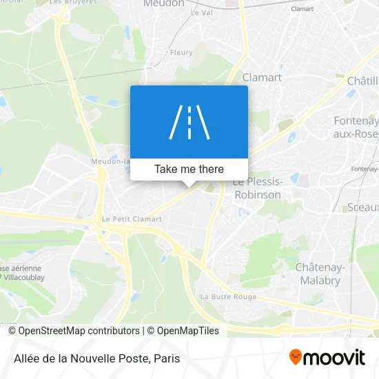 Allée de la Nouvelle Poste map