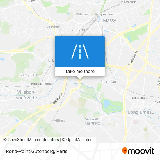 Rond-Point Gutenberg map