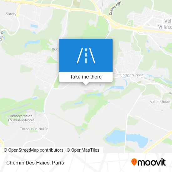 Chemin Des Haies map