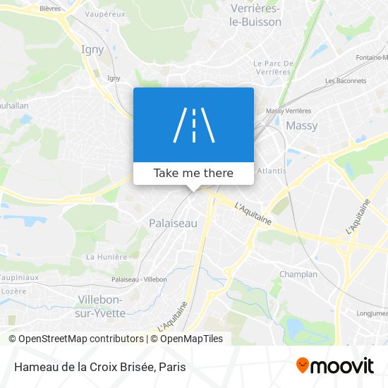 Hameau de la Croix Brisée map