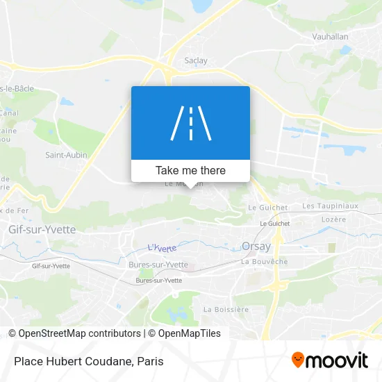 Place Hubert Coudane map