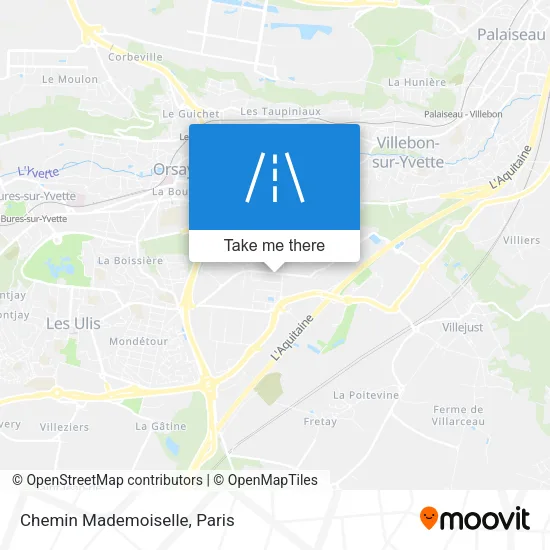 Chemin Mademoiselle map