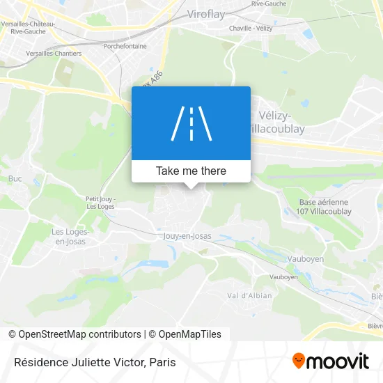 Résidence Juliette Victor map