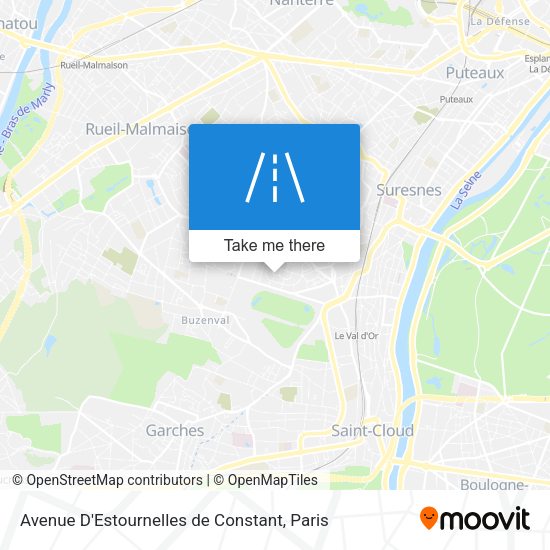 Avenue D'Estournelles de Constant map