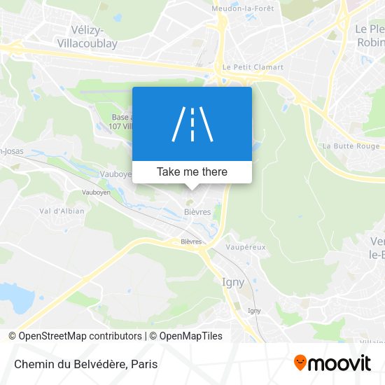 Chemin du Belvédère map