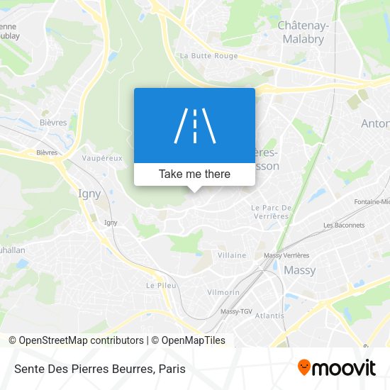 Sente Des Pierres Beurres map