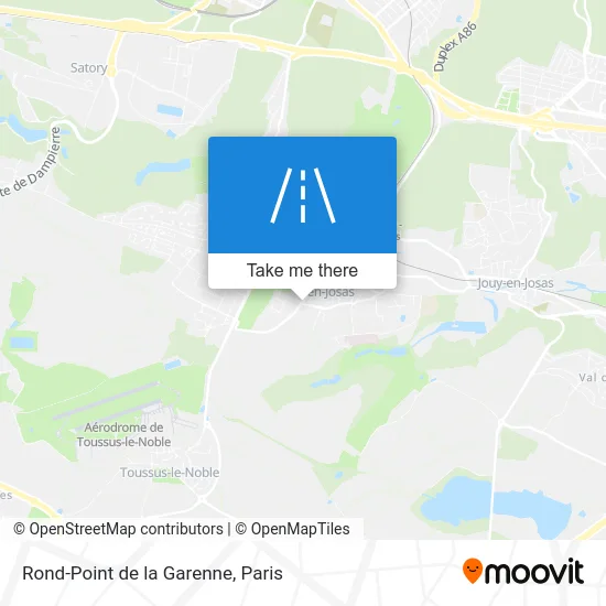 Rond-Point de la Garenne map