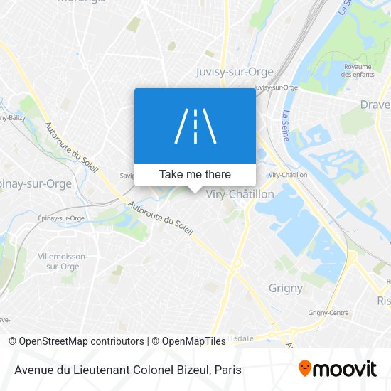 Avenue du Lieutenant Colonel Bizeul map