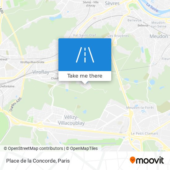 Mapa Place de la Concorde