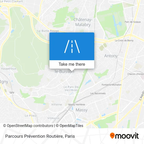 Parcours Prévention Routière map