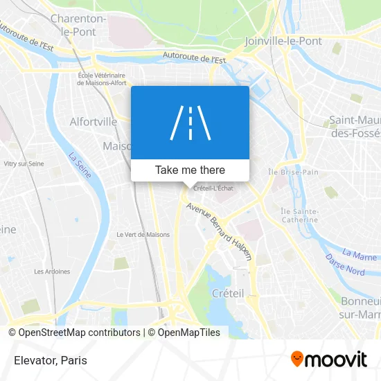 Elevator map