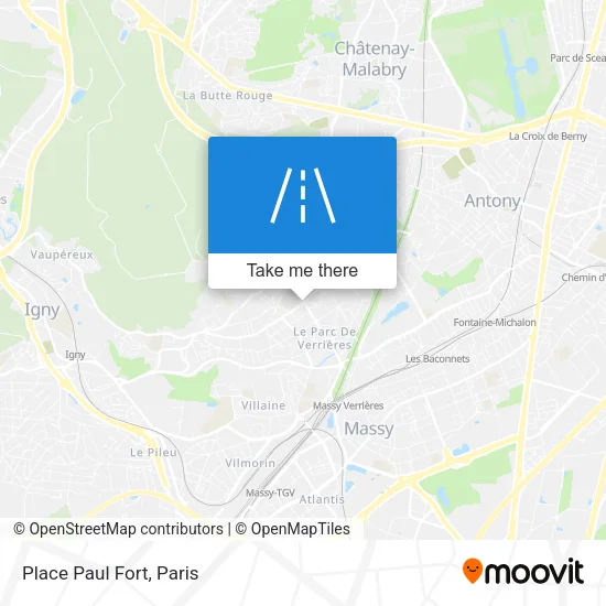 Place Paul Fort map
