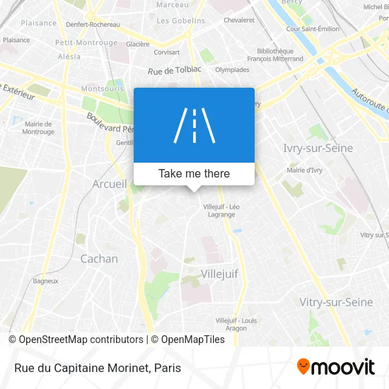 Rue du Capitaine Morinet map