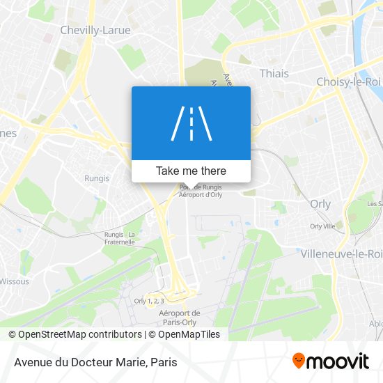 Mapa Avenue du Docteur Marie