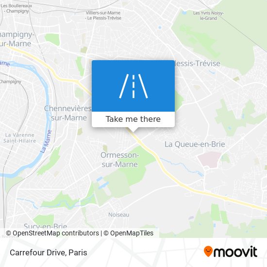 Carrefour Drive map