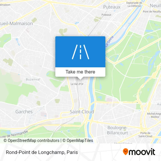Rond-Point de Longchamp map