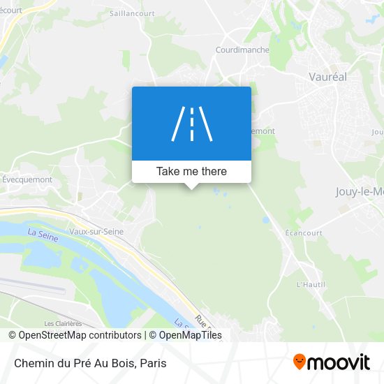 Chemin du Pré Au Bois map