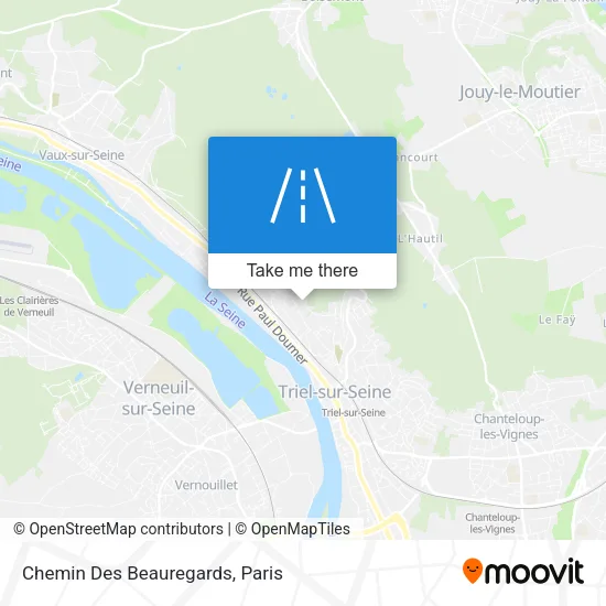 Chemin Des Beauregards map