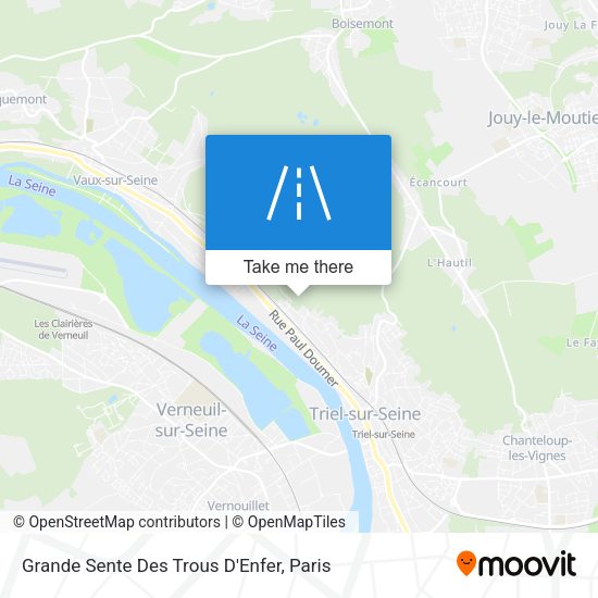 Grande Sente Des Trous D'Enfer map