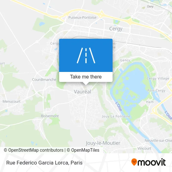 Rue Federico Garcia Lorca map