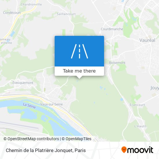 Chemin de la Platrière Jonquet map