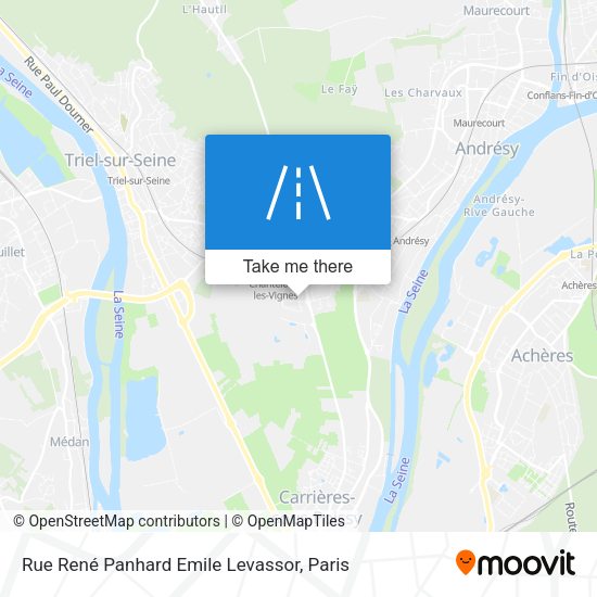 Rue René Panhard Emile Levassor map
