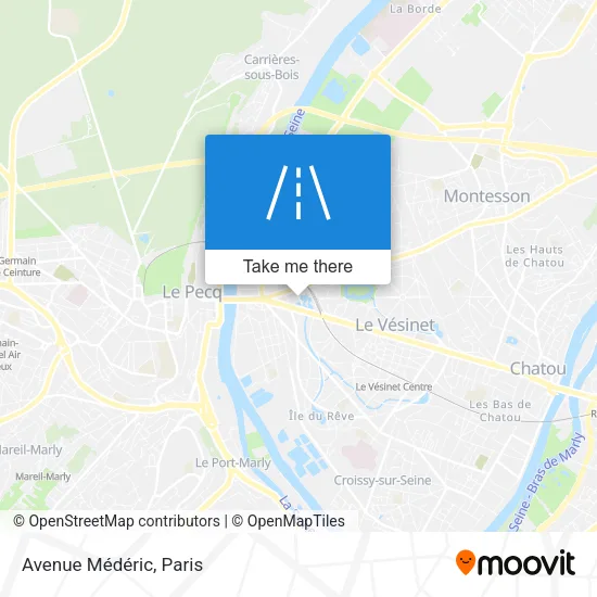 Avenue Médéric map