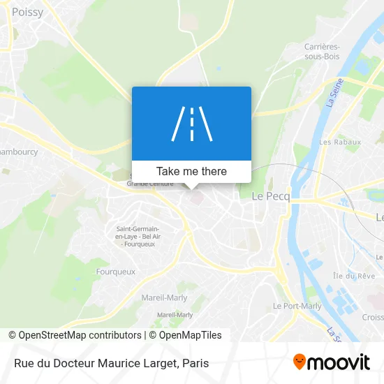 Rue du Docteur Maurice Larget map