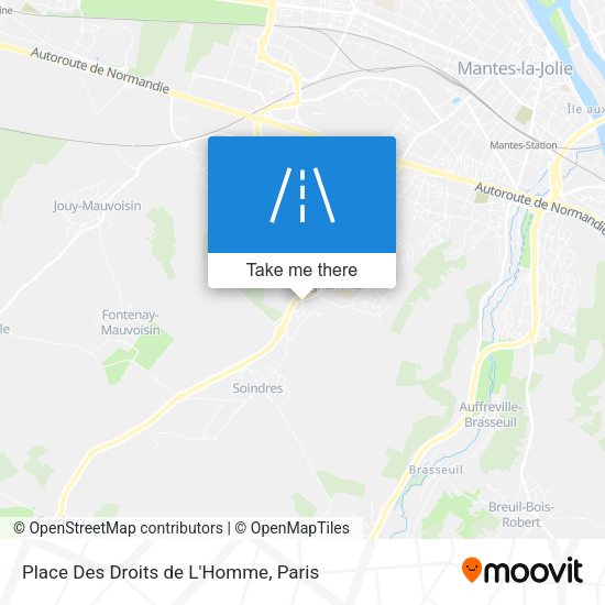 Place Des Droits de L'Homme map