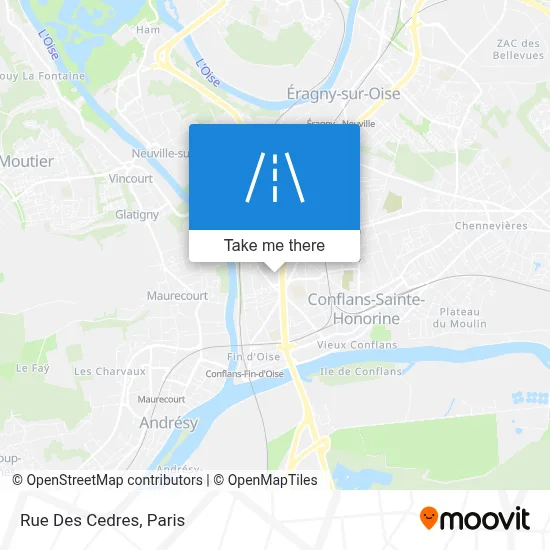 Rue Des Cèdres map