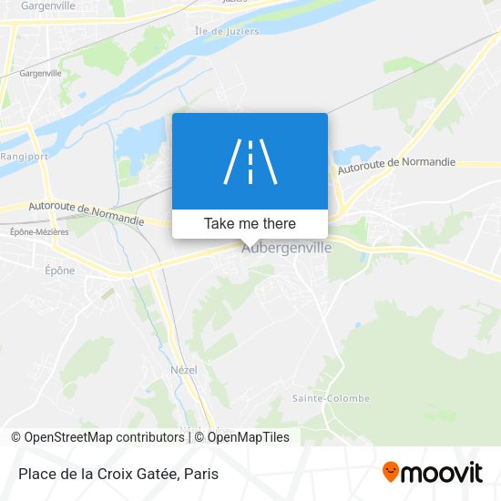 Place de la Croix Gatée map