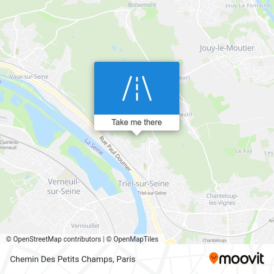 Chemin Des Petits Champs map
