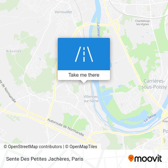 Sente Des Petites Jachères map