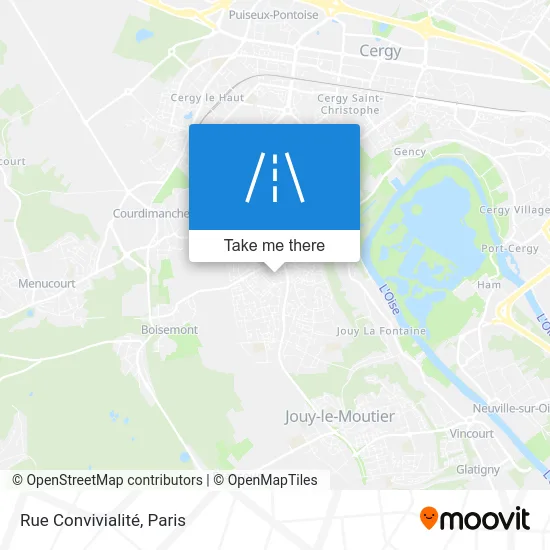 Rue Convivialité map