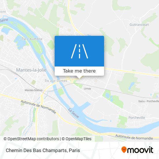 Chemin Des Bas Champarts map