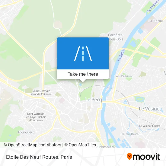Etoile Des Neuf Routes map