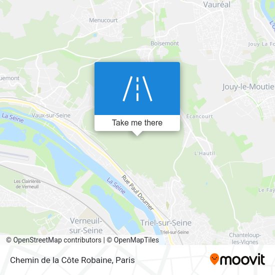 Chemin de la Côte Robaine map